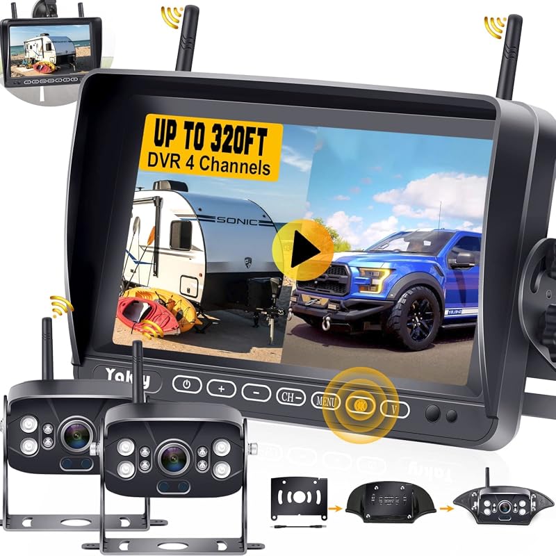 Yakry Y28 RV Backup Camera Wireless Recording System