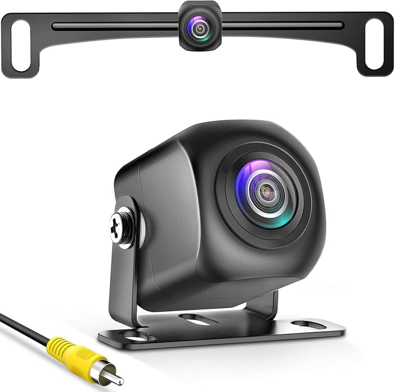 PixelMan AHD 1080P Backup Camera with Metal Housing, 170° Wide Angle, and Night Vision