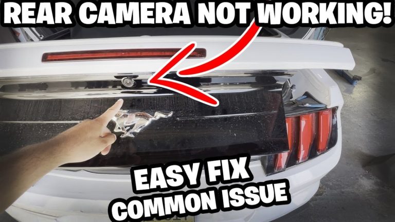 Troubleshoot Backup Camera Not Working After Car Wash