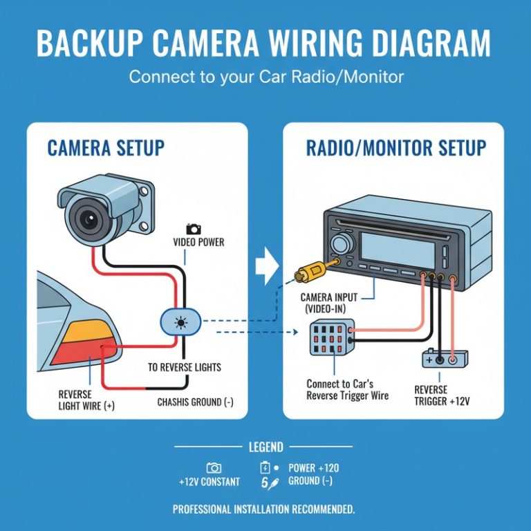 Fix backup camera not working after installing new radio